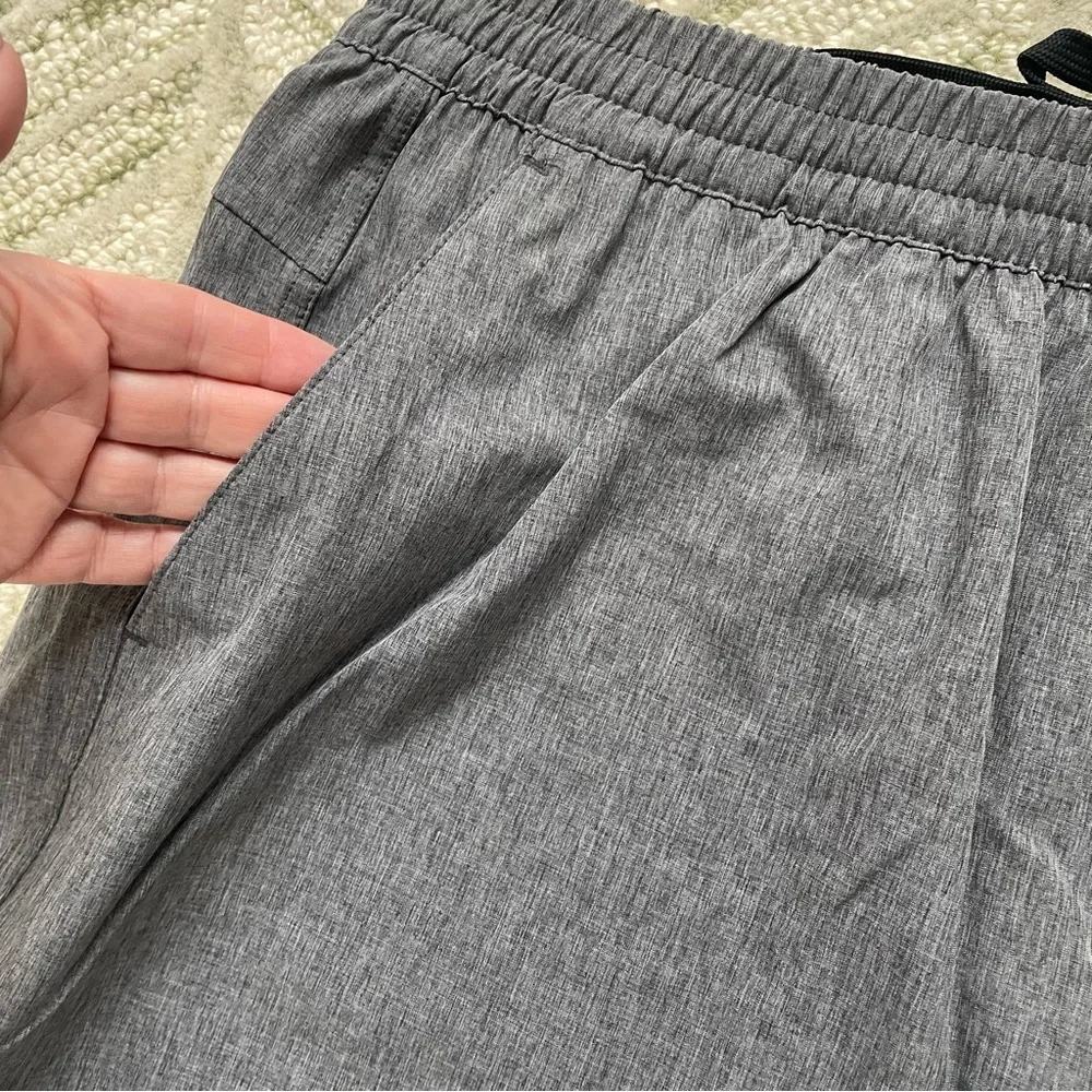 NWT Flint Park Tennis Pickleball Men's Advantage Heather Grey Unlined Shorts